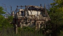 Ukrainian resident uses war debris to reconstruct home after liberation