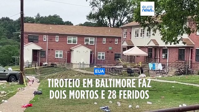 EUA: Dois mortos e 30 feridos em tiroteio em Baltimore