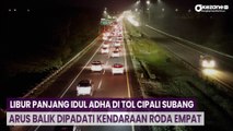 Libur Panjang  Idul Adha di Tol Cipali Subang, Arus Balik Dipadati Kendaraan Roda Empat