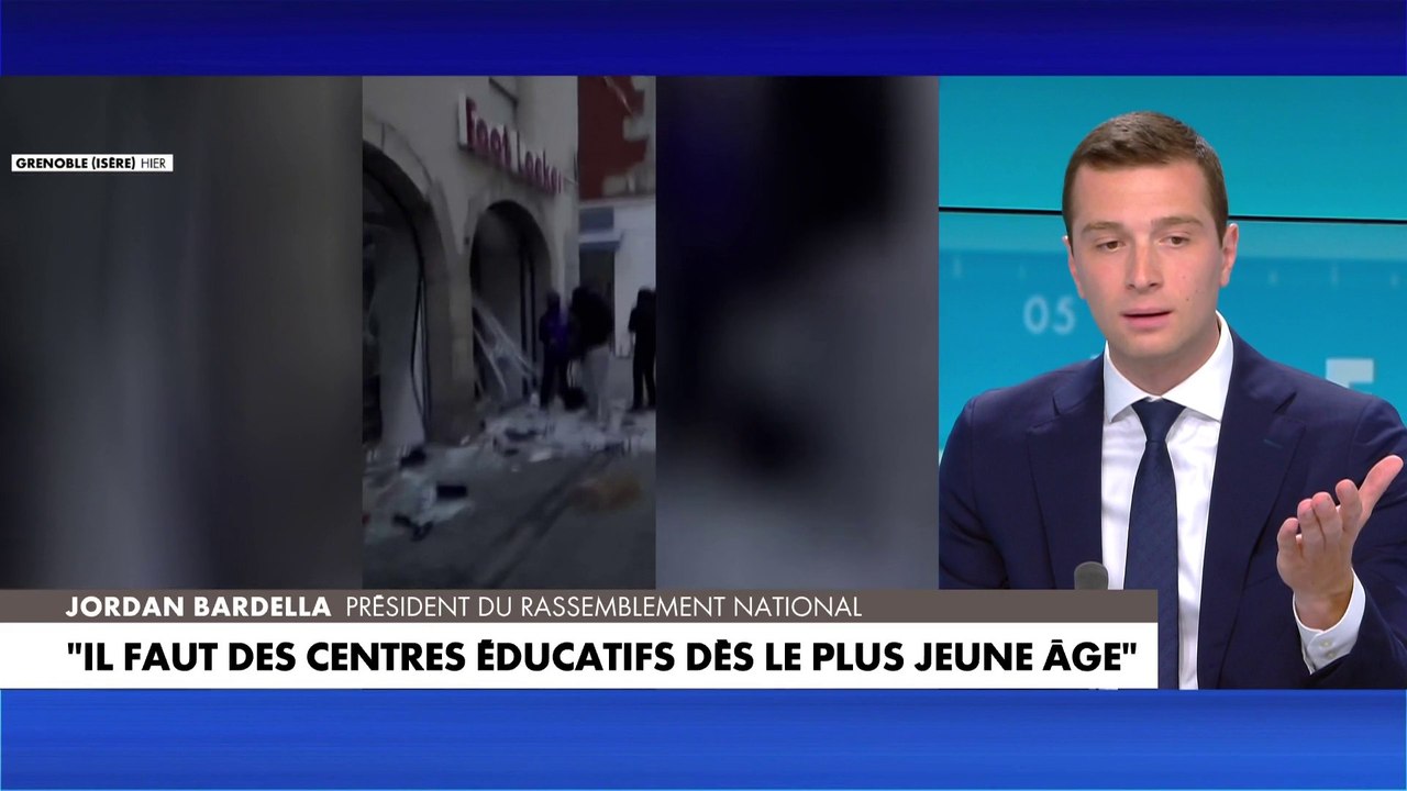Jordan Bardella : «Ceux qui paient les dégâts s...