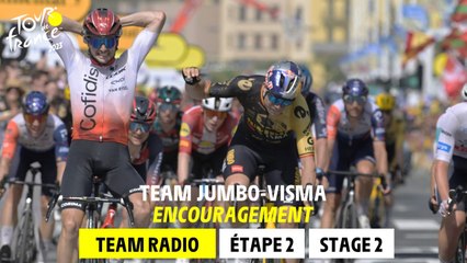 Jumbo-Visma Team Radio Highlights from Stage 2 of Tour de France 2023 🚴‍♂️