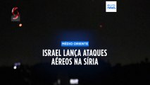 Israel lança ataques aéreos na Síria