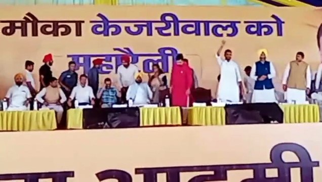 Aam Aadmi Party's mega rally