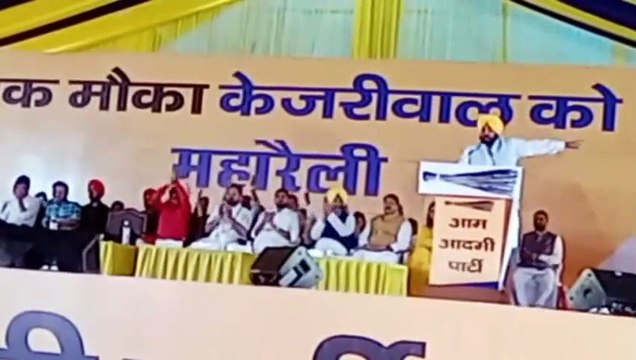 Aam Aadmi Party's mega rally