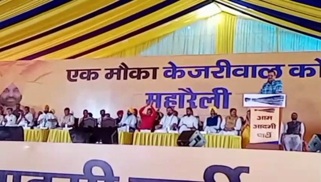 Aam Aadmi Party's mega rally