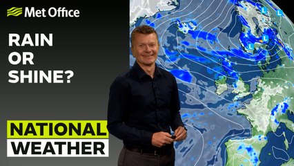 Met Office Afternoon Weather Forecast 02/07/2023 - Sunshine and shower across the country