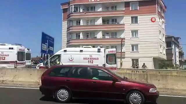 De retour du bord de la catastrophe à Tekirdag： La famille de 7 personnes a survécu à l'accident avec des blessures mineures