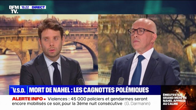 Mort de Nahel et cagnottes pour le policier mis en examen: On peut comprendre que les Français veuillent soutenir une famille qui est aussi dans l'épreuve , affirme Éric Ciotti