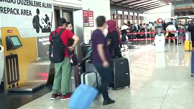 Le retour de l'Aïd se poursuit à l'aéroport d'Istanbul