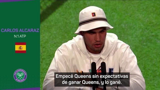 Alcaraz: Mis expectativas en Wimbledon son altas, pero el favorito es Djokovic