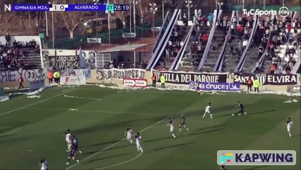 Gol Fernández (Gimnasia 1 - 1 Alvarado)