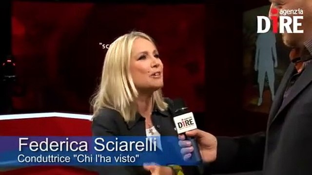 Federica Sciarelli parla di Chi l'ha visto?