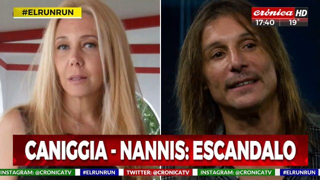 La Justicia intimó a Caniggia a presentarse y Mariana Nannis lo quiere preso