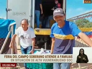 Feria del Campo Soberano favorece a familias vulnerables del estado Zulia
