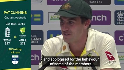 Abuse is not what we expect from Lord's members - Cummins