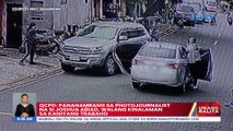 QCPD: Pananambang sa photojournalist na si Joshua Abiad, walang kinalaman sa kaniyang trabaho | UB