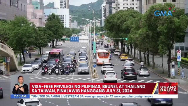 Visa-free privilege ng Pilipinas, Brunei, at Thailand sa Taiwan, pinalawig hanggang July 31, 2024 | UB
