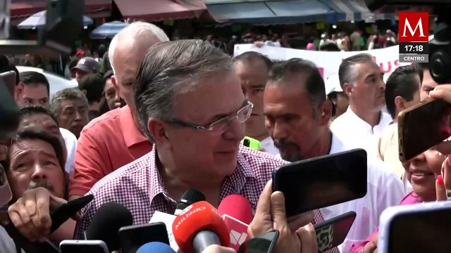 Marcelo Ebrard reanuda sus actividades como parte de sus recorridos por México