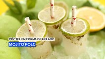 Cóctel en forma de helado: El mojito polo