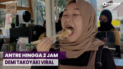 Demi Takoyaki Viral, Warga Kota Bandung Rela Antre hingga 2 Jam