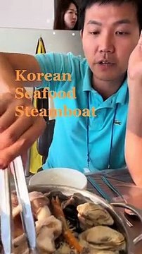 Penggemar seafood kena try Korean Seafood ni...makan dengan kimchi pun sedap