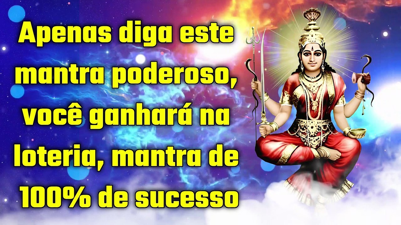 Apenas diga este mantra poderoso, você ganhará na loteria, mantra de 100% de sucesso