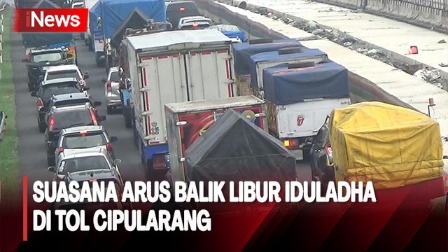 Arus Balik Libur Iduladha 2023, Tol Cipularang Macet Panjang