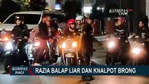 Razia Balap Liar dan Knalpot, Ratusan Motor Disita Aparat Polrestabes Makassar