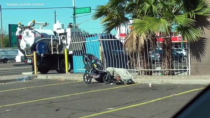 sad life of homeless people in America 4