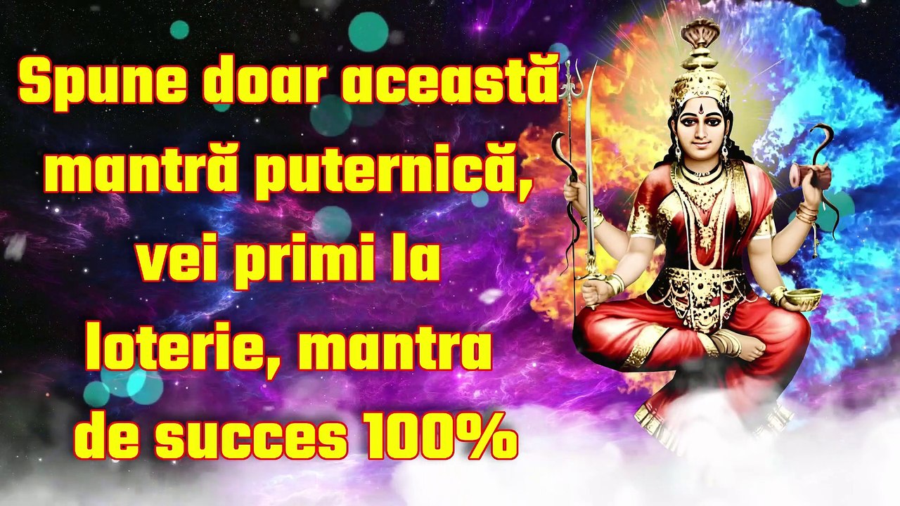 Spune doar această mantră puternică, vei primi la loterie, mantra de succes 100%
