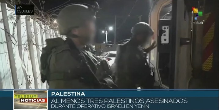 Operativo israelí deja al menos tres palestinos muertos en Yenín