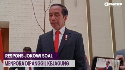 Descargar video: Menpora Dito Ariotedjo Dipanggil Kejagung, Ini Respons Presiden Jokowi