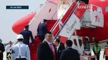Detik-Detik Presiden Jokowi ke Australia dengan Pesawat Kepresidenan RI-1