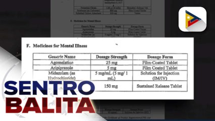 BIR: 59 na gamot para sa cancer, diabetes, mental illnesses at iba pa, exempted na sa VAT