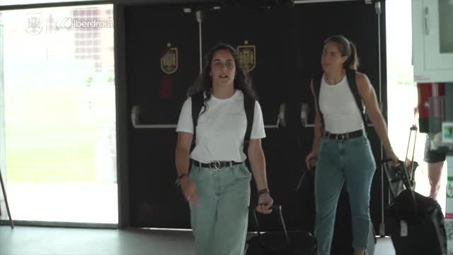 Espagne - L'arrivée des joueuses pour leur dernière semaine de rassemblement