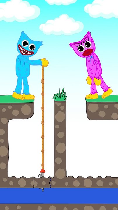 Kissy Missy teased Huggy Wuggy, but he beat her to it _ Funny Animation  #shorts #animation
