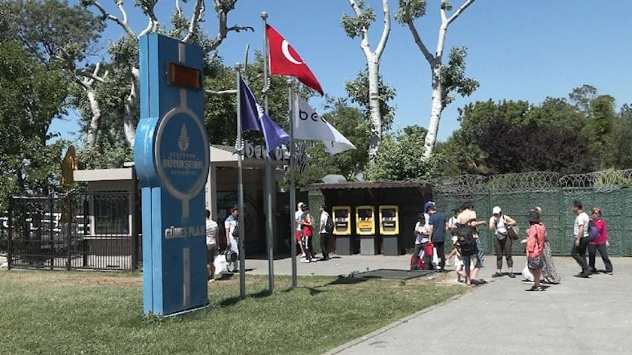 İBB plajı kapalı, özel plaj açık