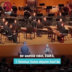 İlk kez bir robot orkestra şefliği yaptı