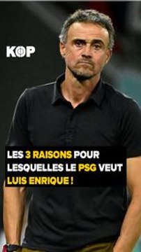 Alors qu'il semblerait que PSG soit sur le point de signer Luis Enrique très prochainement, voici les 3 raisons pour lesquelles le PSG veut Luis Enrique !#psg #LuisEnrique #mercato #Galtier