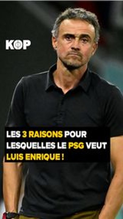 Alors qu'il semblerait que PSG soit sur le point de signer Luis Enrique très prochainement, voici les 3 raisons pour lesquelles le PSG veut Luis Enrique !#psg #LuisEnrique #mercato #Galtier