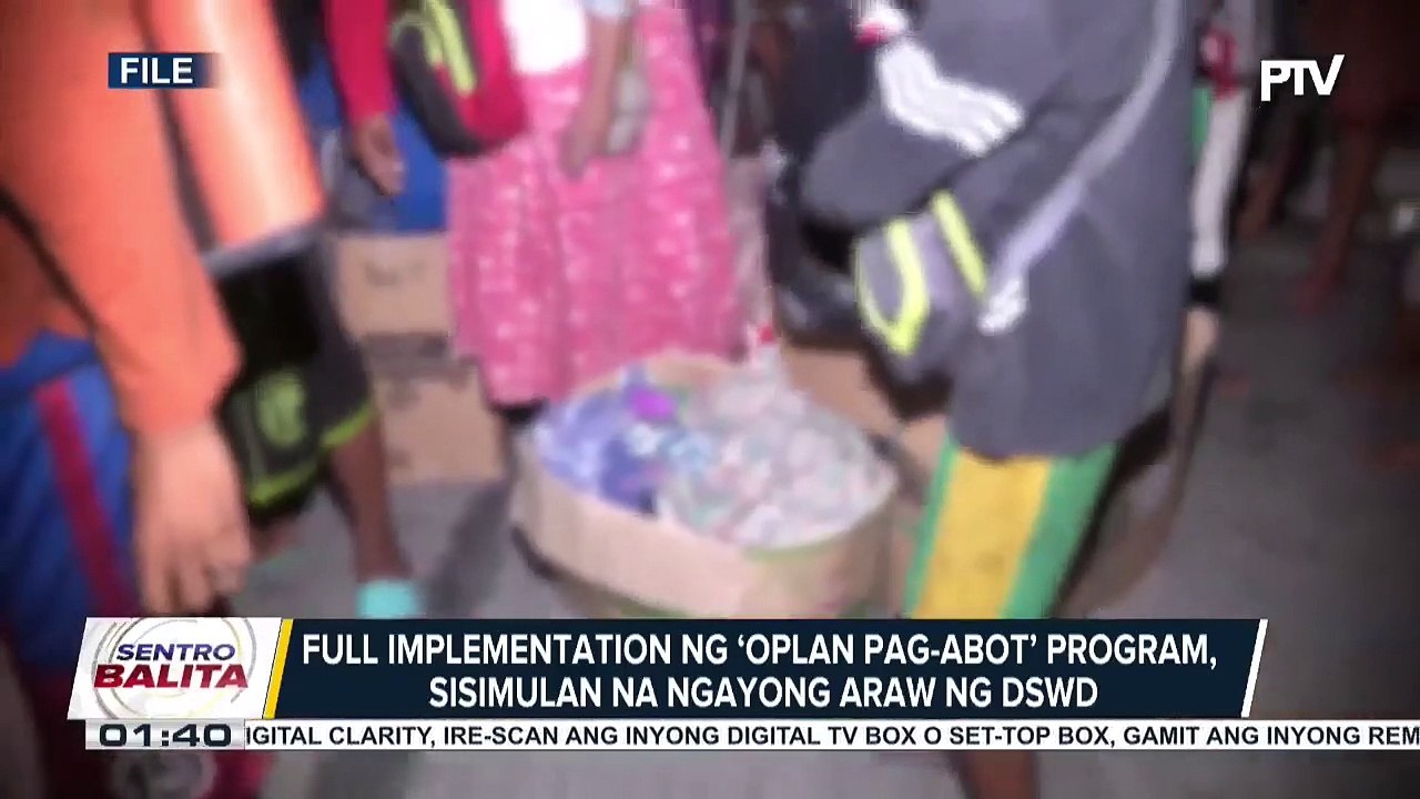 Full implementation ng ‘Oplan Pag-abot’ program, sisimulan na ngayong araw ng DSWD