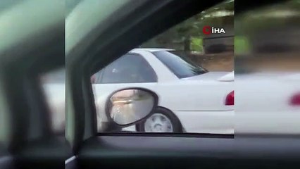 Gençlerin tehlikeli yolculuğu kamerada