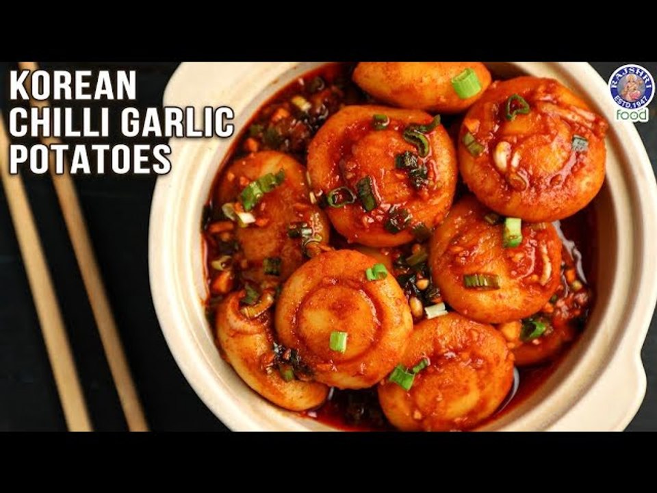 Korean Chilli Garlic Potato | Better Than Noodles | Delicious Korean Dish | Easy Potato Recipe