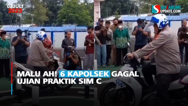 Malu Ah! 6 Kapolsek Gagal Ujian Praktik SIM C