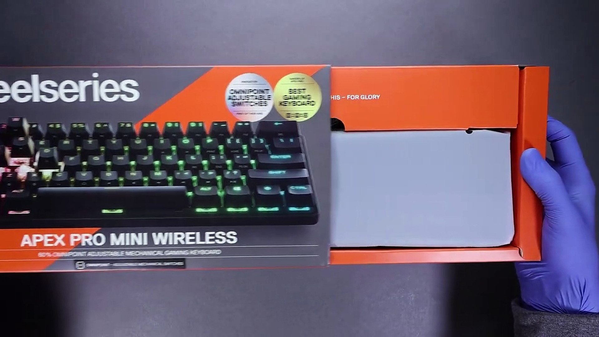 SteelSeries Apex Pro TKL Mechanical Gaming Keyboard Unboxing - ASMR 