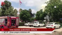 Türkiye Spor Yazarları Derneği Adana şubesinde yangın
