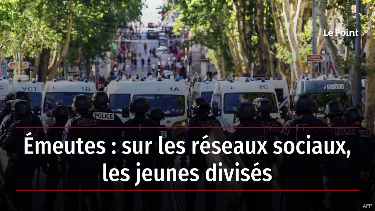 Émeutes : sur les réseaux sociaux, les jeunes divisés