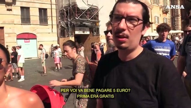 Da oggi si paga per visitare il Pantheon, i turisti non si lamentano
