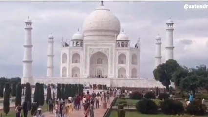 कार में पालतू डॉग को बंद कर पर्यटक घूमने गया ताजमहल, जानिए फिर क्या हुआ