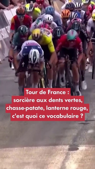 Tour de France : sorcière aux dents vertes, chasse-patate, c'est quoi ce vocabulaire ?